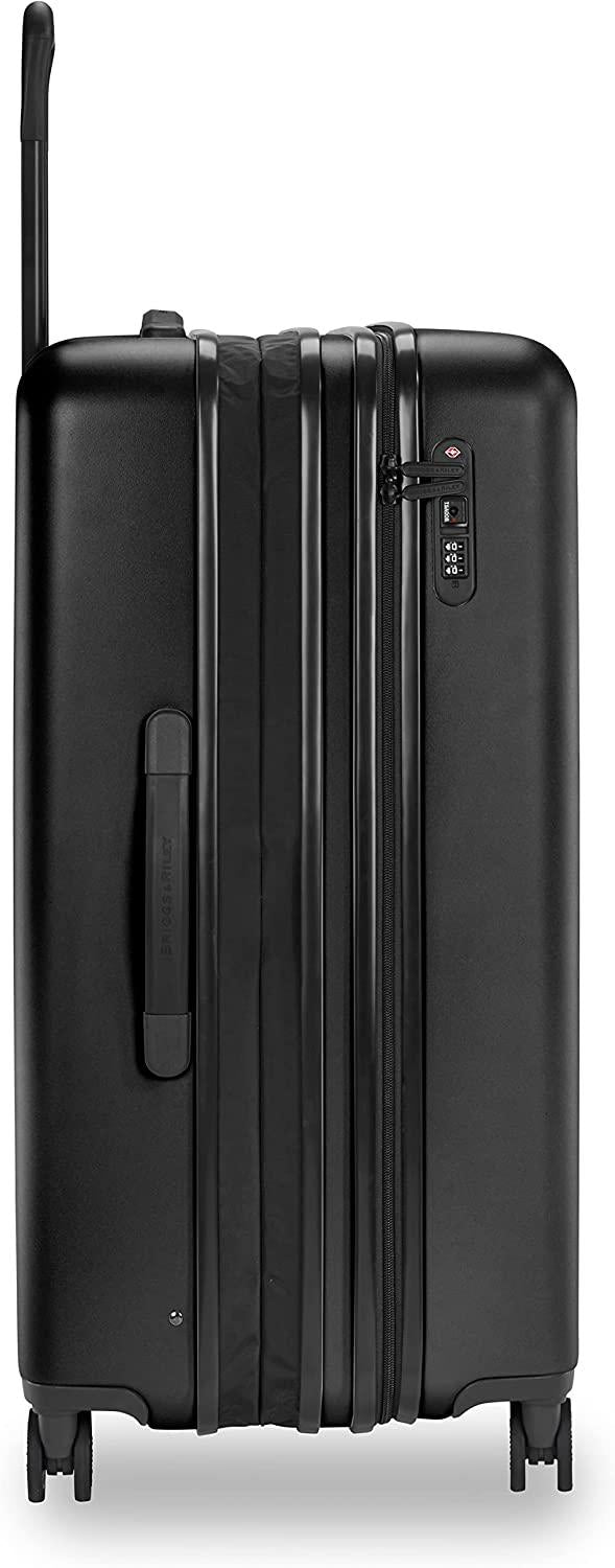 Sympatico Hardside Large Spinner Luggage, Matte Black, 30-Inch Checked