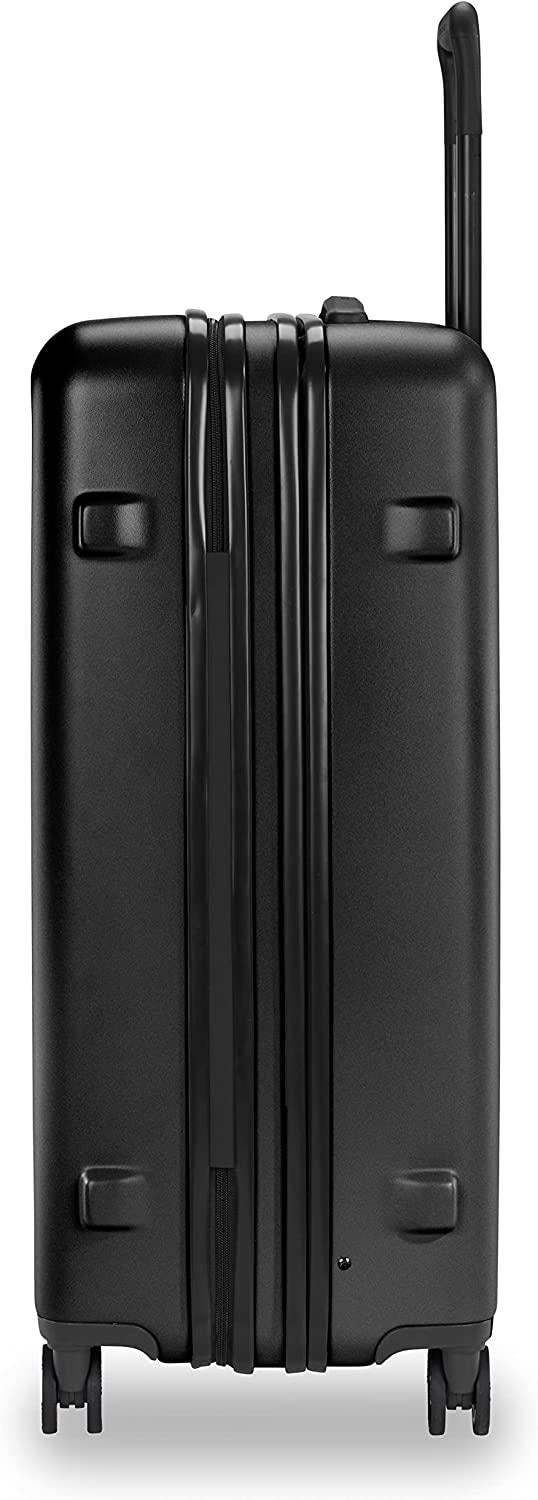 Sympatico Hardside Large Spinner Luggage, Matte Black, 30-Inch Checked