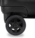 Sympatico Hardside Large Spinner Luggage, Matte Black, 30-Inch Checked