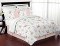 Deer Floral Full / Queen Bed Comforter Bedding Set by Sweet Jojo s