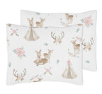 Deer Floral Full / Queen Bed Comforter Bedding Set by Sweet Jojo s