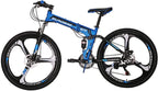 OBK G4/G6 26" Full Suspension Folding Mountain Bike 21 Speed Bicycle Men or Women MTB Foldable Frame