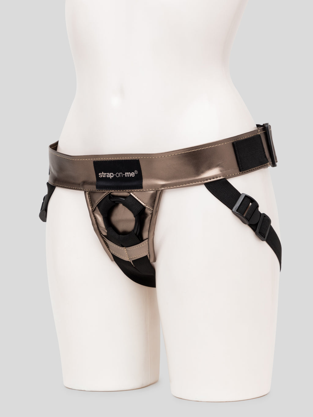 Strap-On-Me Curious Adjustable Strap-On Harness, Gold
