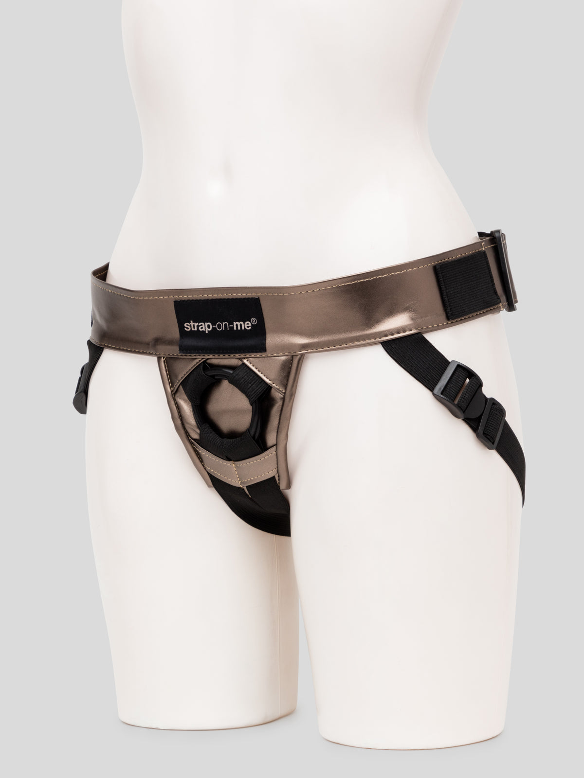 Strap-On-Me Curious Adjustable Strap-On Harness, Gold
