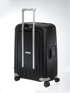 S'Cure Hardside Luggage with Spinner Wheels, Black, Checked-Large 28-Inch