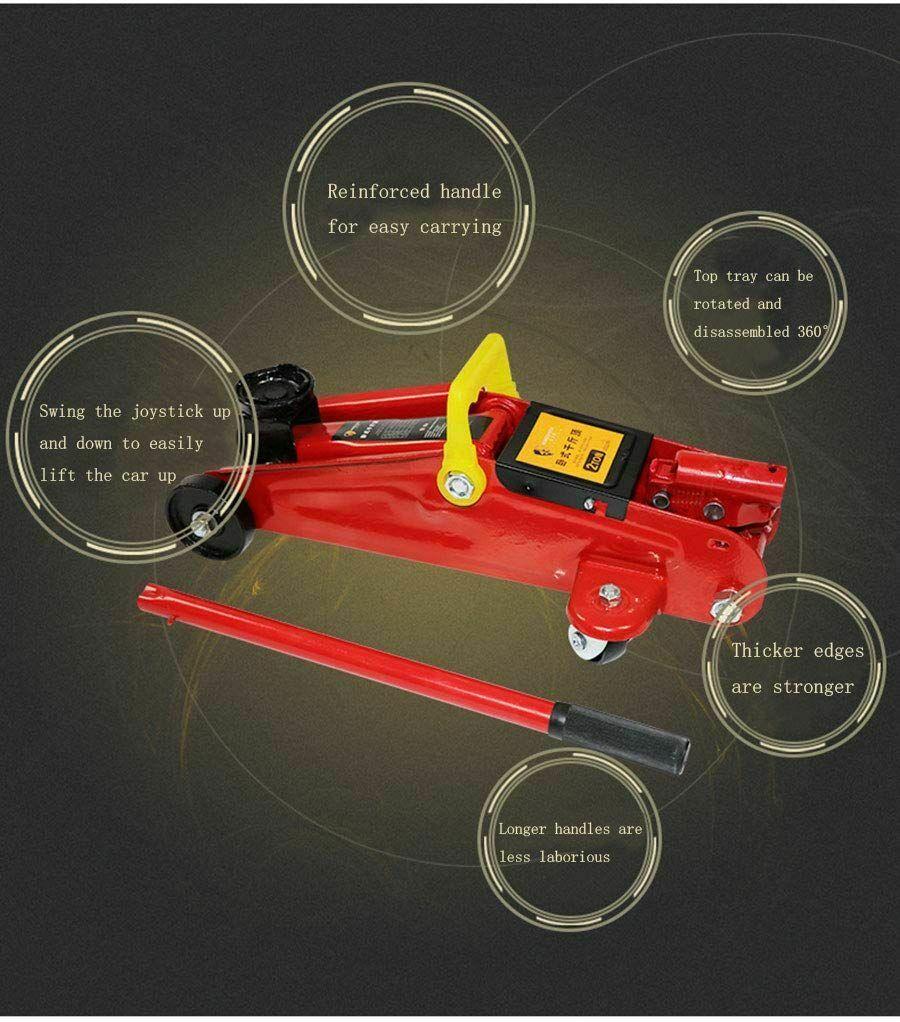 Car Jack 2T Lift Portable Durable 300MM Electric Hydraulic Horizontal Equipment