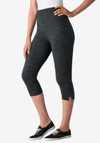 stretch cotton capri legging