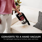 Shark IZ662H Vertex Pro Lightweight Cordless Stick Vacuum with IQ Display, DuoClean PowerFins &amp; MultiFLEX, Includes Crevice Tool, Pet Multi-Tool &amp; Anti-Allergen Dusting Brush, 60min Runtime, Black/Red