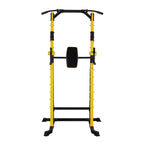 Joppoint Power Tower Weight capacity 661 LBS Multi-Function Dip Stands Pull Up Tower Height Adjustable Full Body Home Fitness Gym Tower
