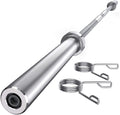 Weight Bars For Lifting With Ring Collars Set