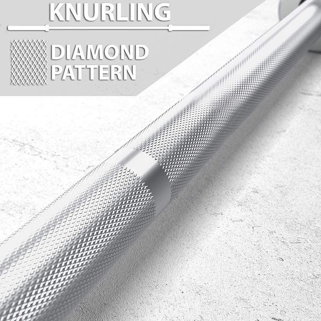 Weight Bars For Lifting With Ring Collars Set