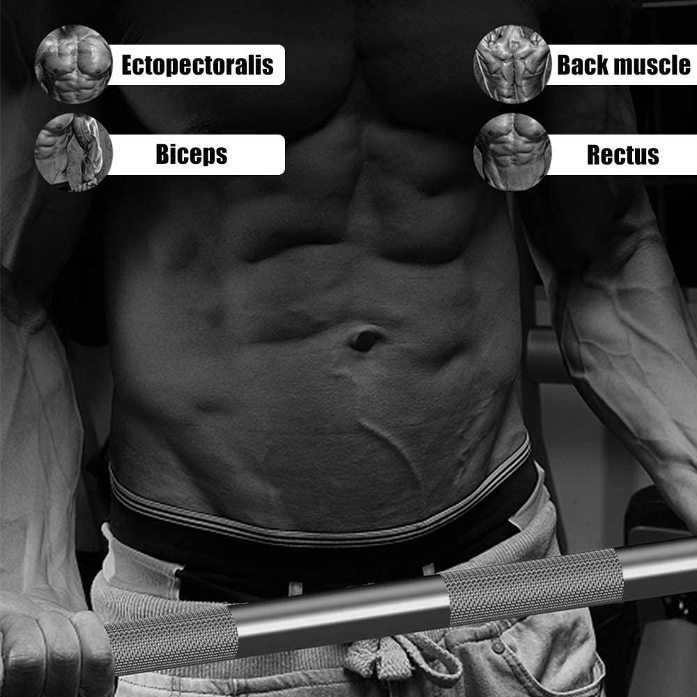Weight Bars For Lifting With Ring Collars Set
