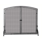 Single Panel Olde World Iron Screen w -Doors Large