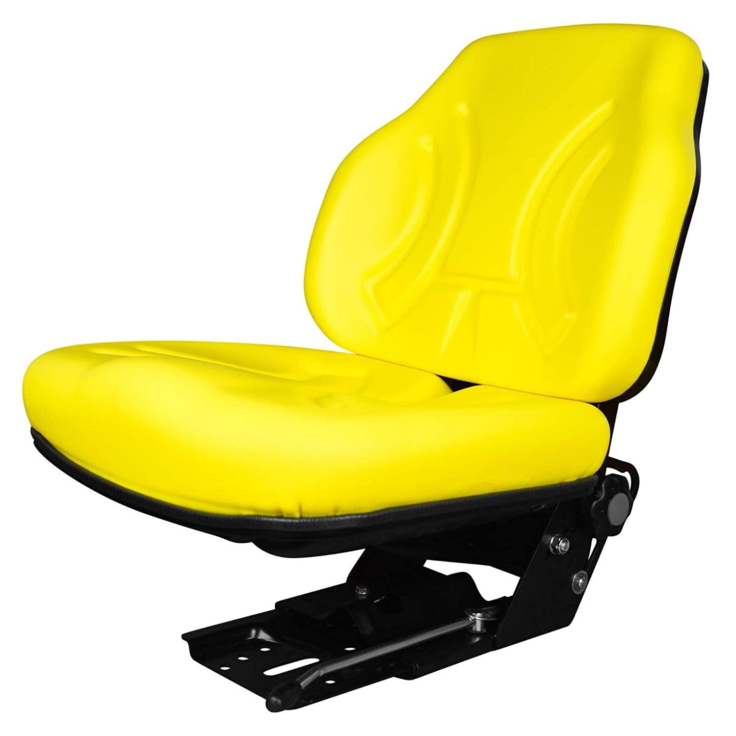 trac seats yellow suspension seat for john deere 5303 5310 5320 5400 5403 5410 5420 5510 5520 tractor (same day )
