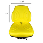 trac seats yellow suspension seat for john deere 5303 5310 5320 5400 5403 5410 5420 5510 5520 tractor (same day )