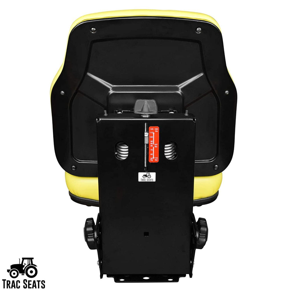trac seats yellow suspension seat for john deere 5303 5310 5320 5400 5403 5410 5420 5510 5520 tractor (same day )