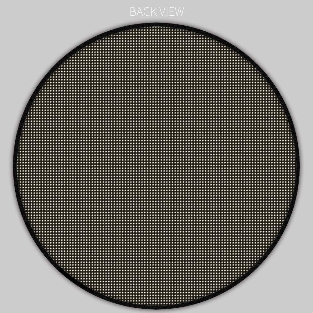 HitecClose up of Dog Running and Playing Fetch with OranBall Toy Pet Mat,053077 for Dogs and Cats,5'Round