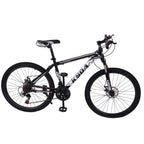 VANLOFE Aluminum Mountain Bike for Men,26-inch Wheels,Mens Frame,Black