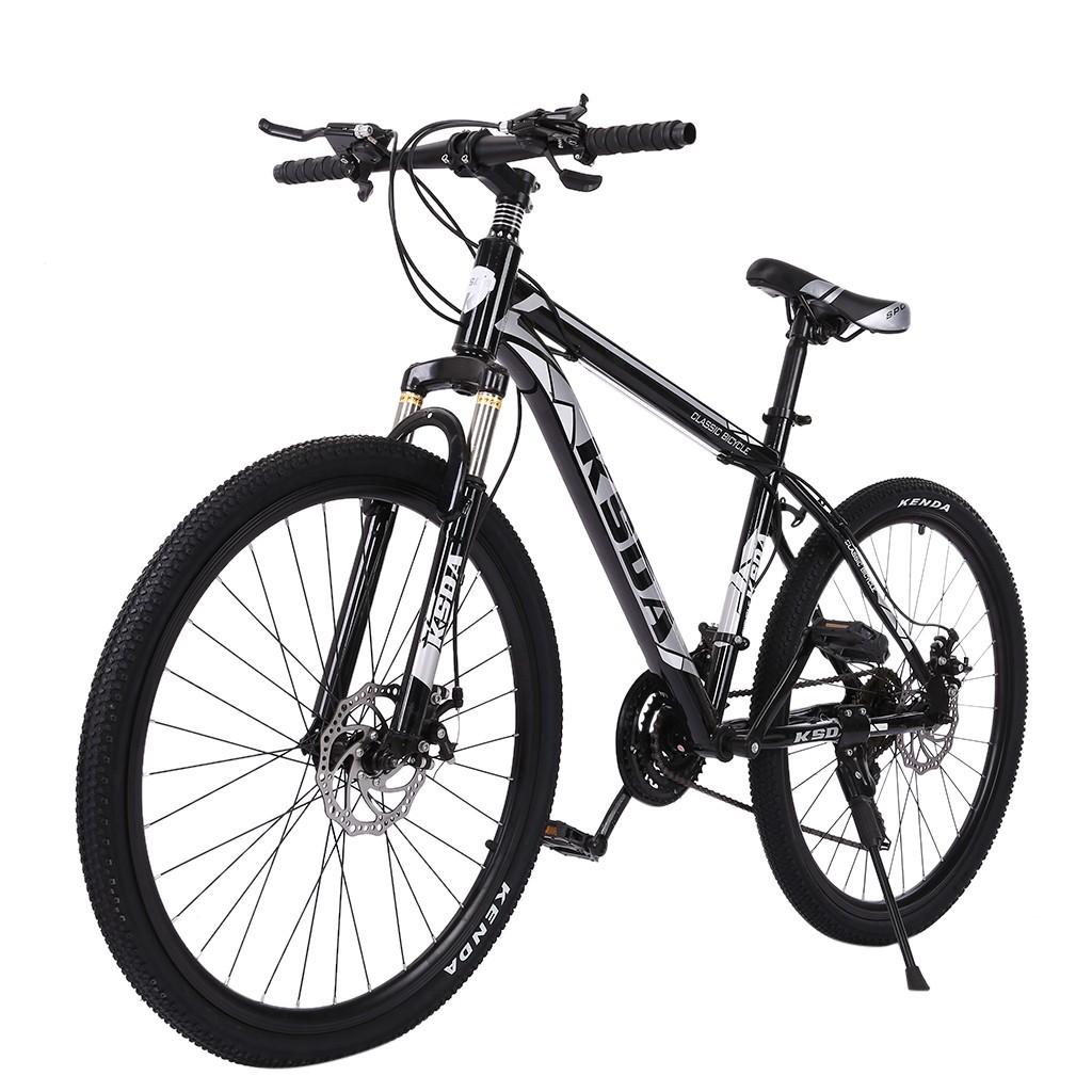 VANLOFE Aluminum Mountain Bike for Men,26-inch Wheels,Mens Frame,Black