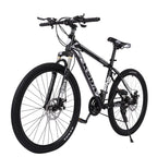 VANLOFE Aluminum Mountain Bike for Men,26-inch Wheels,Mens Frame,Black