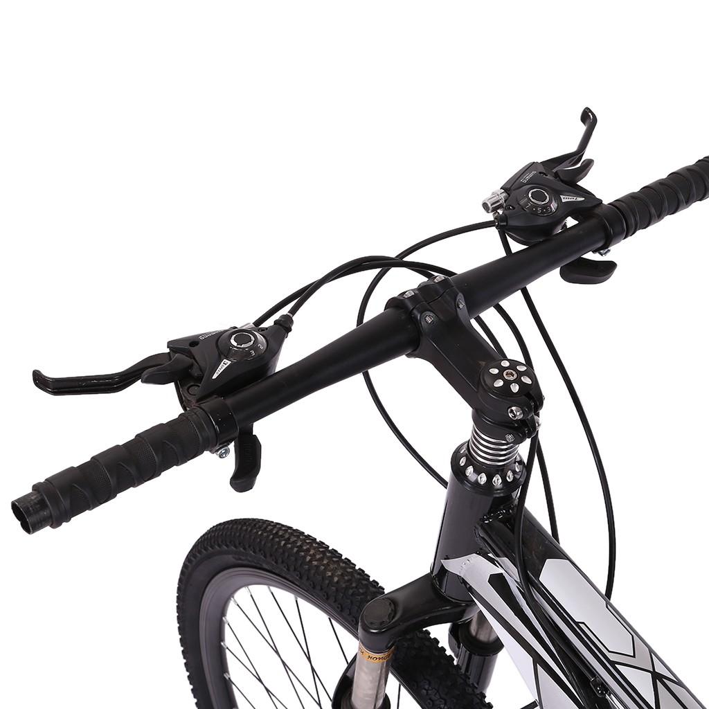 VANLOFE Aluminum Mountain Bike for Men,26-inch Wheels,Mens Frame,Black