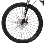 VANLOFE Aluminum Mountain Bike for Men,26-inch Wheels,Mens Frame,Black