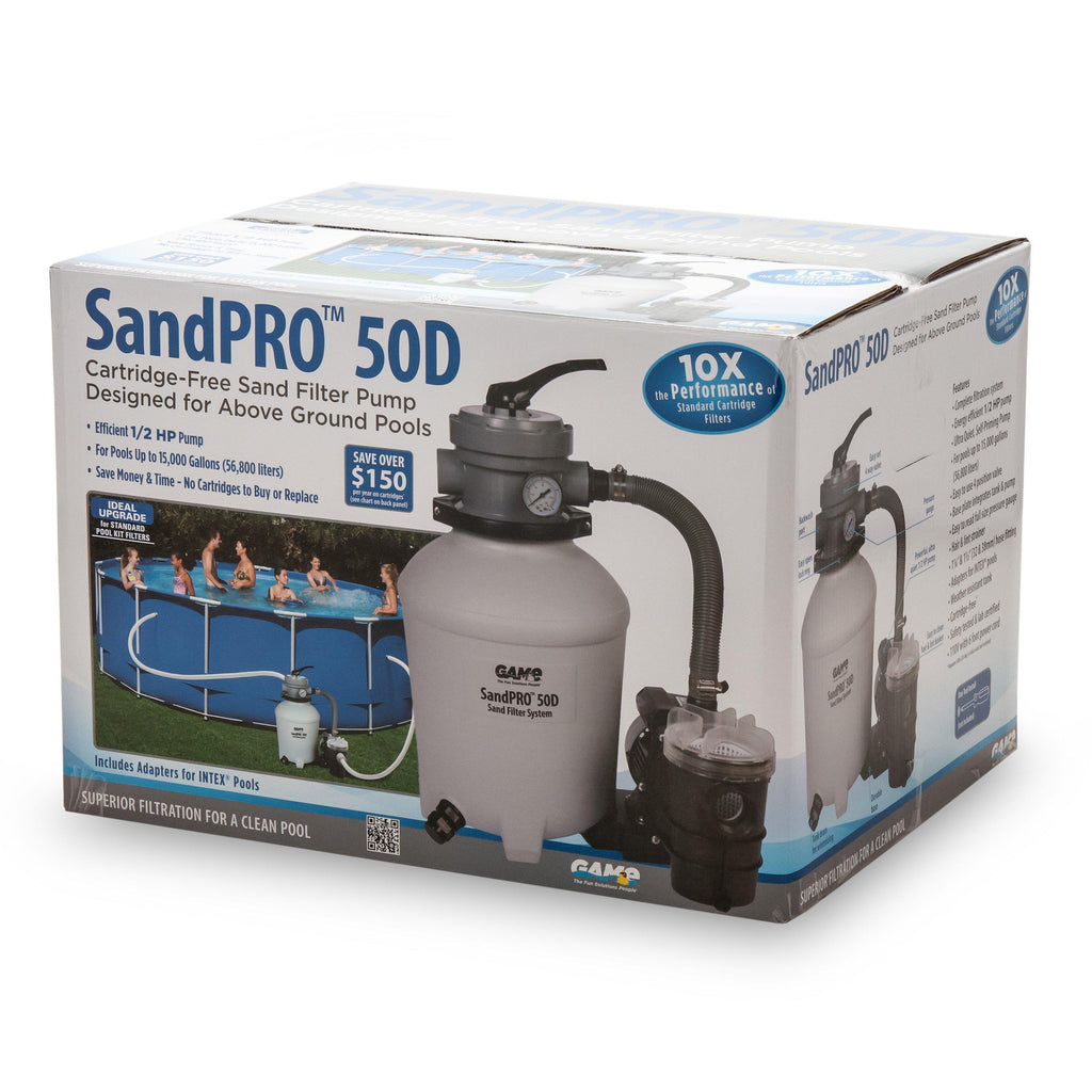 game sandpro 50d filter (1/2 hp) for swimming pools