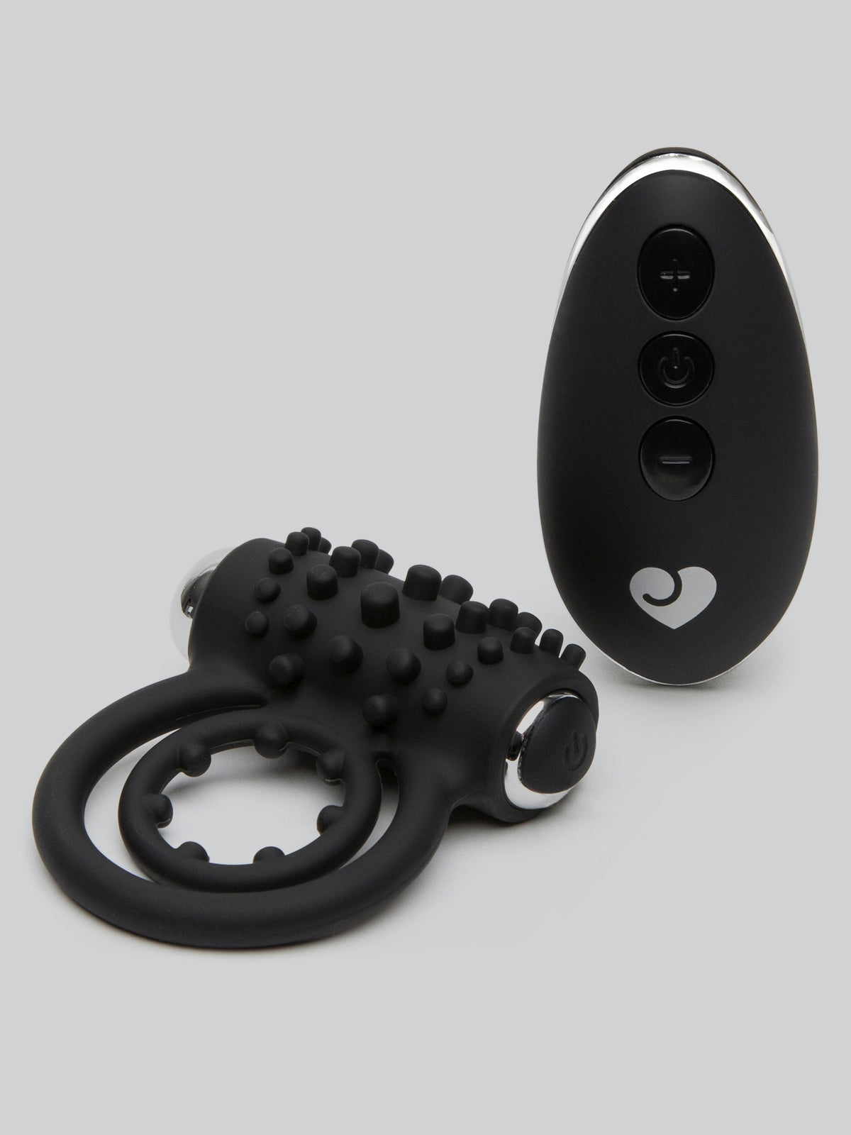Lovehoney Wild Thing 10 Function Remote Control Vibrating Cock Ring, Black