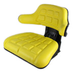 w222yl universal yellow tractor seat wrap around style for john deere &amp; more