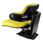 w222yl universal yellow tractor seat wrap around style for john deere &amp; more