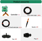 BBGS Irrigation System with Timer, DIY Micro Drip Irrigation Kit Adjustable Nozzle Automatic Garden Plant Watering System for Patio, Greenhouse, Lawn (Color : Style 5)