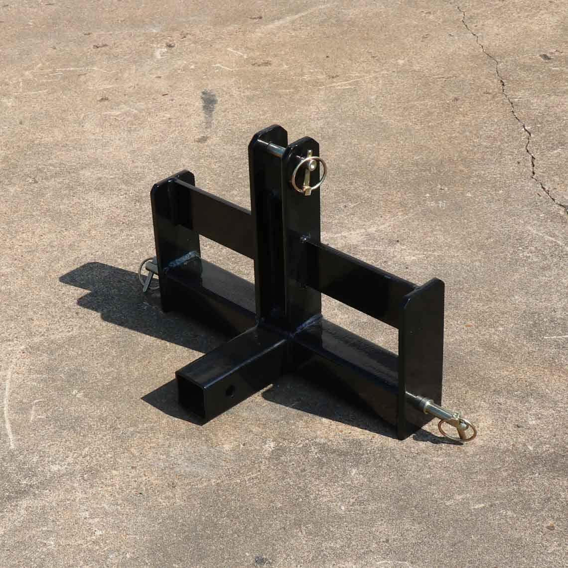 titan attachments tractor drawbar suitcase with weight brackets 2" receiver cat 0 3-pt