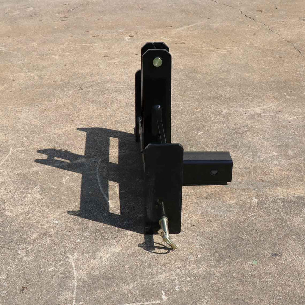 titan attachments tractor drawbar suitcase with weight brackets 2" receiver cat 0 3-pt