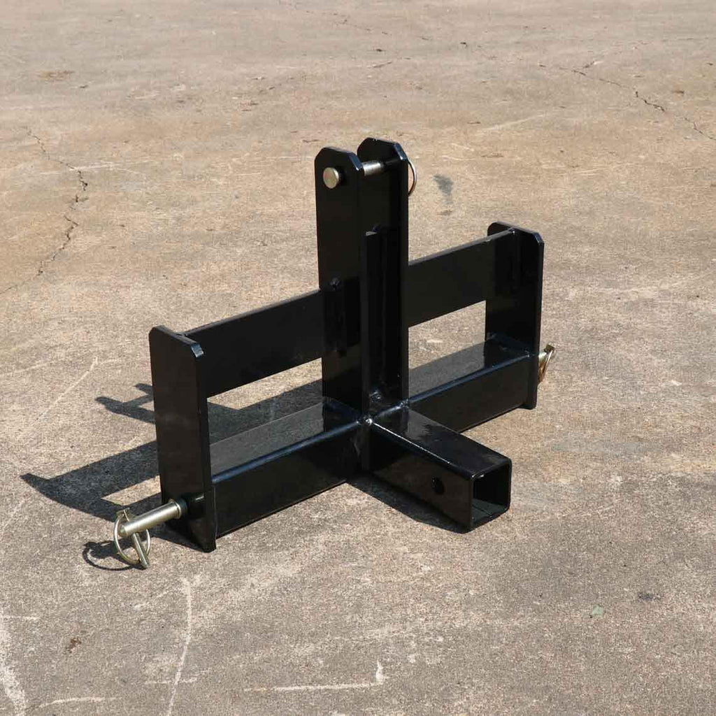 titan attachments tractor drawbar suitcase with weight brackets 2" receiver cat 0 3-pt