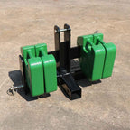 titan attachments tractor drawbar suitcase with weight brackets 2" receiver cat 0 3-pt