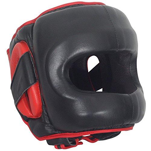 Ringside Deluxe Face Saver Boxing Headgear Large/XLarBlack