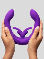 Together Toy Remote Control Dual Motor Couple's Rabbit Vibrator, Purple