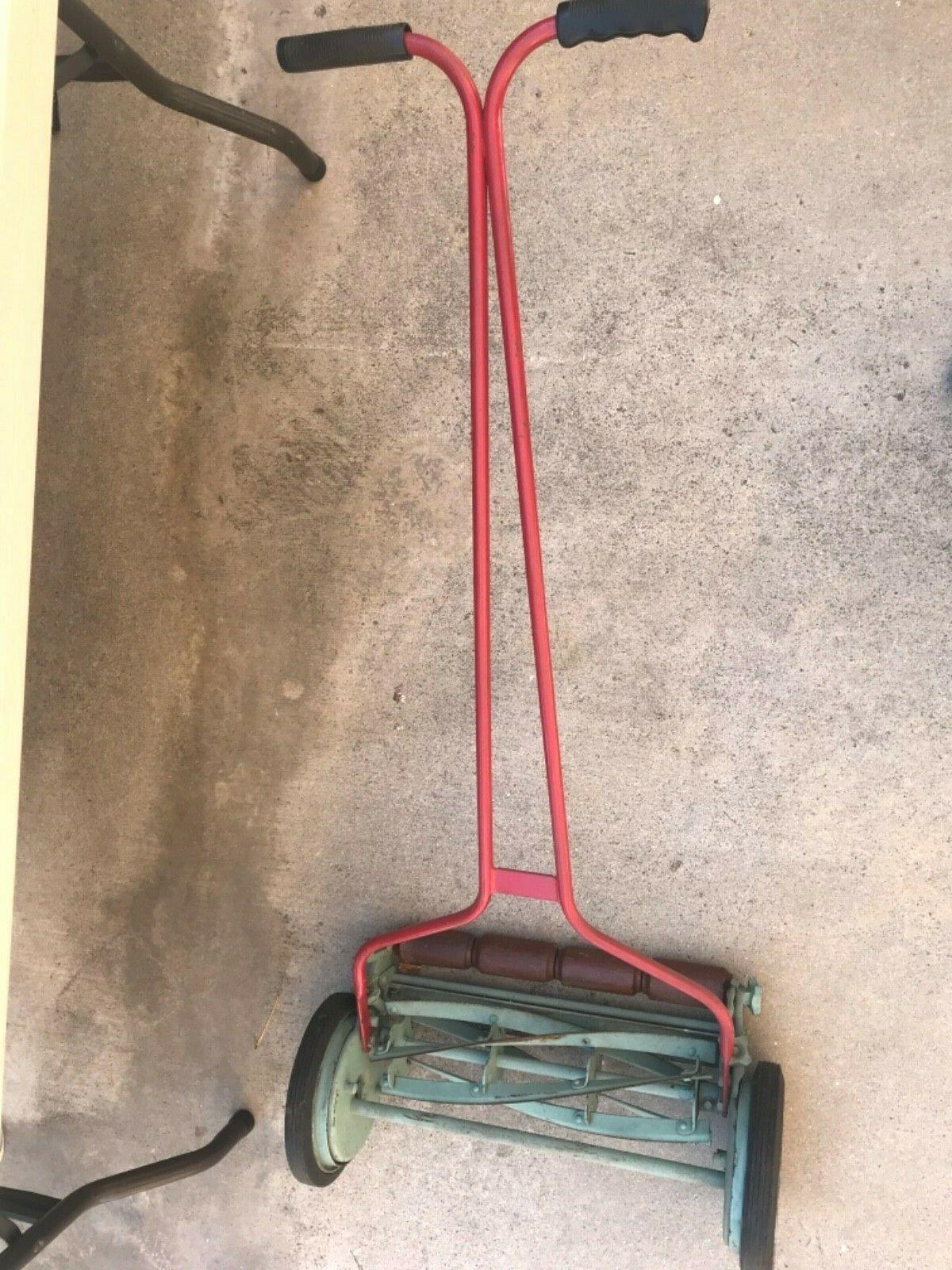 RARE Vintage Folbate Push Reel Lawn Mower Made in England