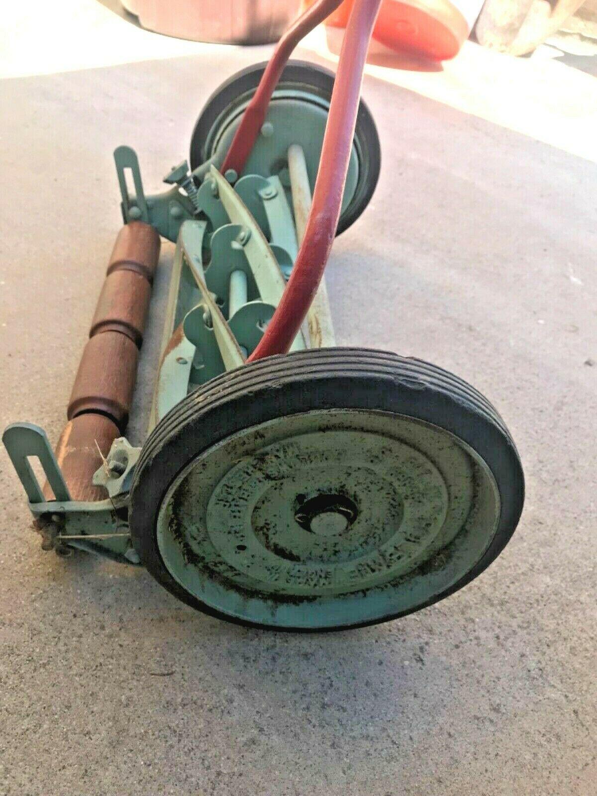 RARE Vintage Folbate Push Reel Lawn Mower Made in England