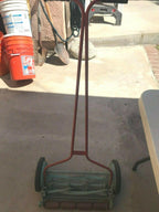 RARE Vintage Folbate Push Reel Lawn Mower Made in England