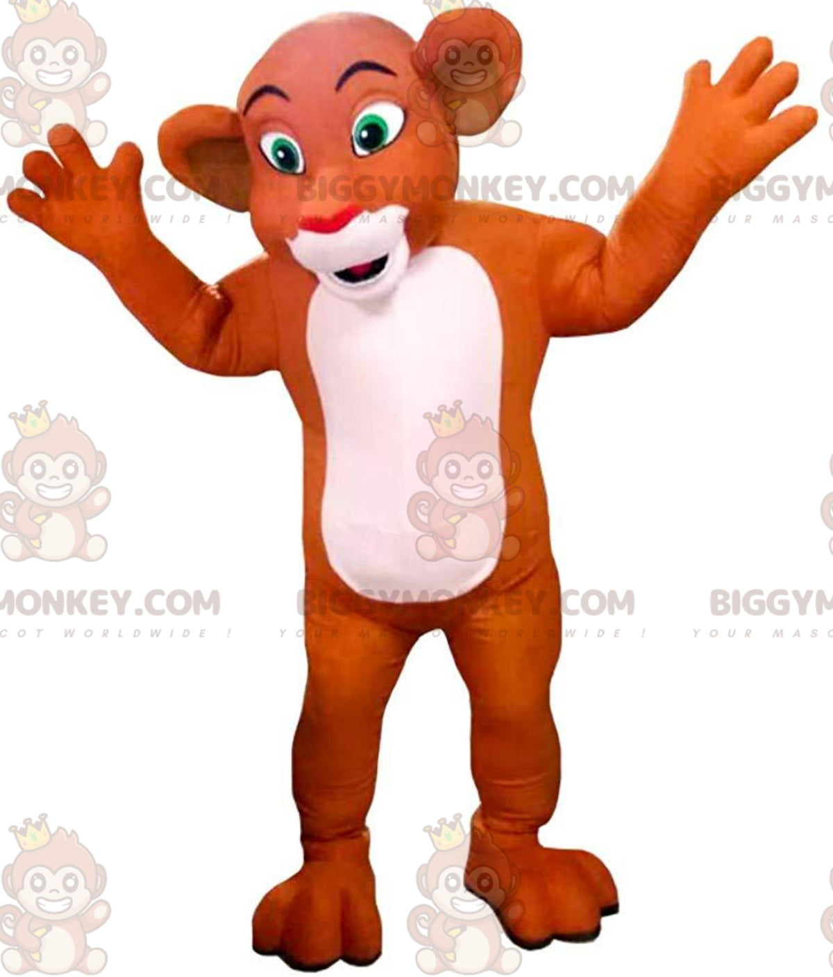 BIGGYMONKEYmascot costume of Nala, the famous lioness from the cartoon "The Lion King"