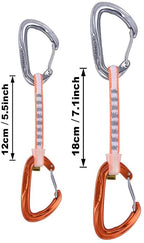 KAILAS draws Climbing Rescue draw Set 12CM 18CM Vim Wire Straight Gate and Bent Gate Keylock Carabiner