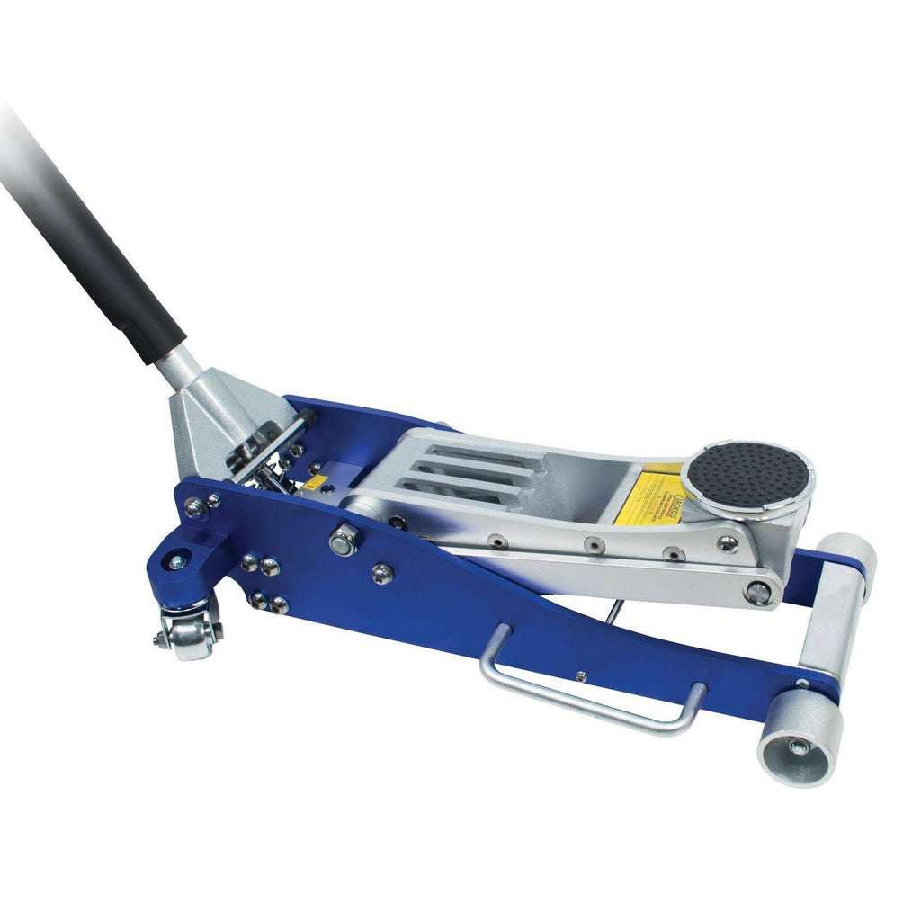 Jackco 3 Ton Low Profile Aluminum Racing Floor Jack with  Lift Dual Plunger