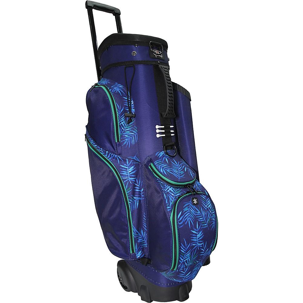 RJ Sports SP9446 Spinner X Transport Cart Golf Bags - Polk A Dot - 15 x 12 x 36 in.