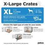 You &amp; Me 2-Door Folding Dog Crate