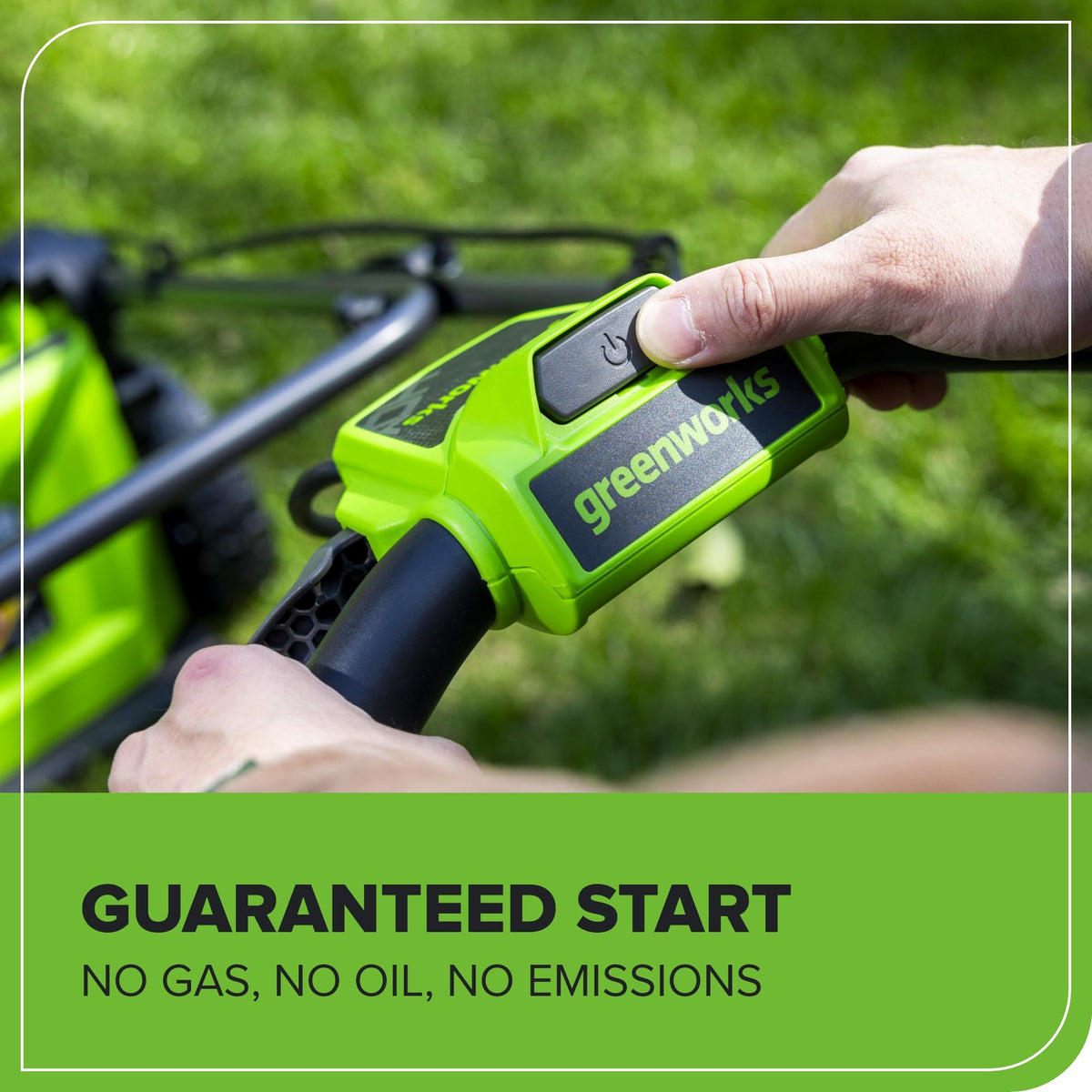 40V 17" Cordless Lawn Mower – Brushless Motor, 4.0Ah Battery &amp; Charger (75+ Compatible Tools), 2-in-1 Mulch/Bag