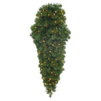 48 in. Green Grand Teton Teardrop with 100 Warm White Mini LED Light