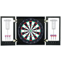 Black Winchester Dartboard and Cabinet Set
