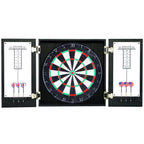 Black Winchester Dartboard and Cabinet Set