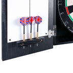 Black Winchester Dartboard and Cabinet Set